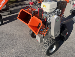 petrol chipper shredder woodchipper with engine dk 800 honda