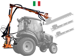 hydraulic hedge bush cutter for tractor falco h