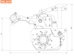 adjustable sideshift mower for tractors shredder mulcher gorilla 200