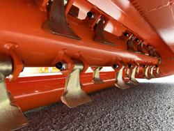 adjustable sideshift flail mower for medium sized tractors shredder mulcher mod tigre 160