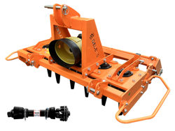 adjustable power harrow for tractors kr 120r