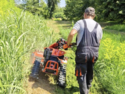 reversible crawler walking tractor kama 420cc