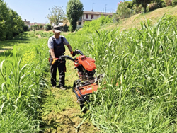 reversible crawler walking tractor loncin 420cc