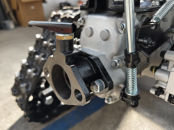 reversible crawler walking tractor loncin 420cc