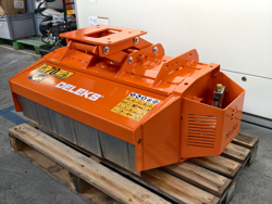 forestry mulcher of 80cm for mini excavators hydraulic shredder mod arj 80