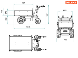 electric wheelbarrow xe500hel