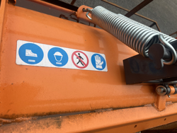 snowblade with plate for tractor ln 220 a REFURBISHED 41